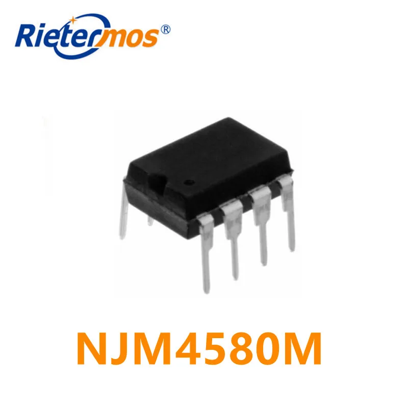

100pcs NJM4580M JRC4580 NJM4580 DIP8 JRC ORIGINAL