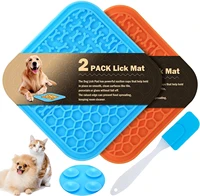 dog bowl licking mat for dog pet dogs cats slow food bowls with suction cup dog feeder dog dishes food grade silicone pad