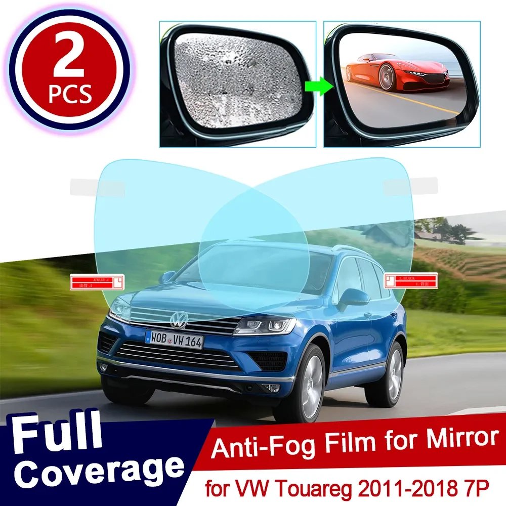 

Для Volkswagen VW Touareg 2011 ~ 2018 7P полное покрытие противотуманная пленка для зеркала заднего вида непромокаемые противотуманные пленки чистые автомобильные аксессуары