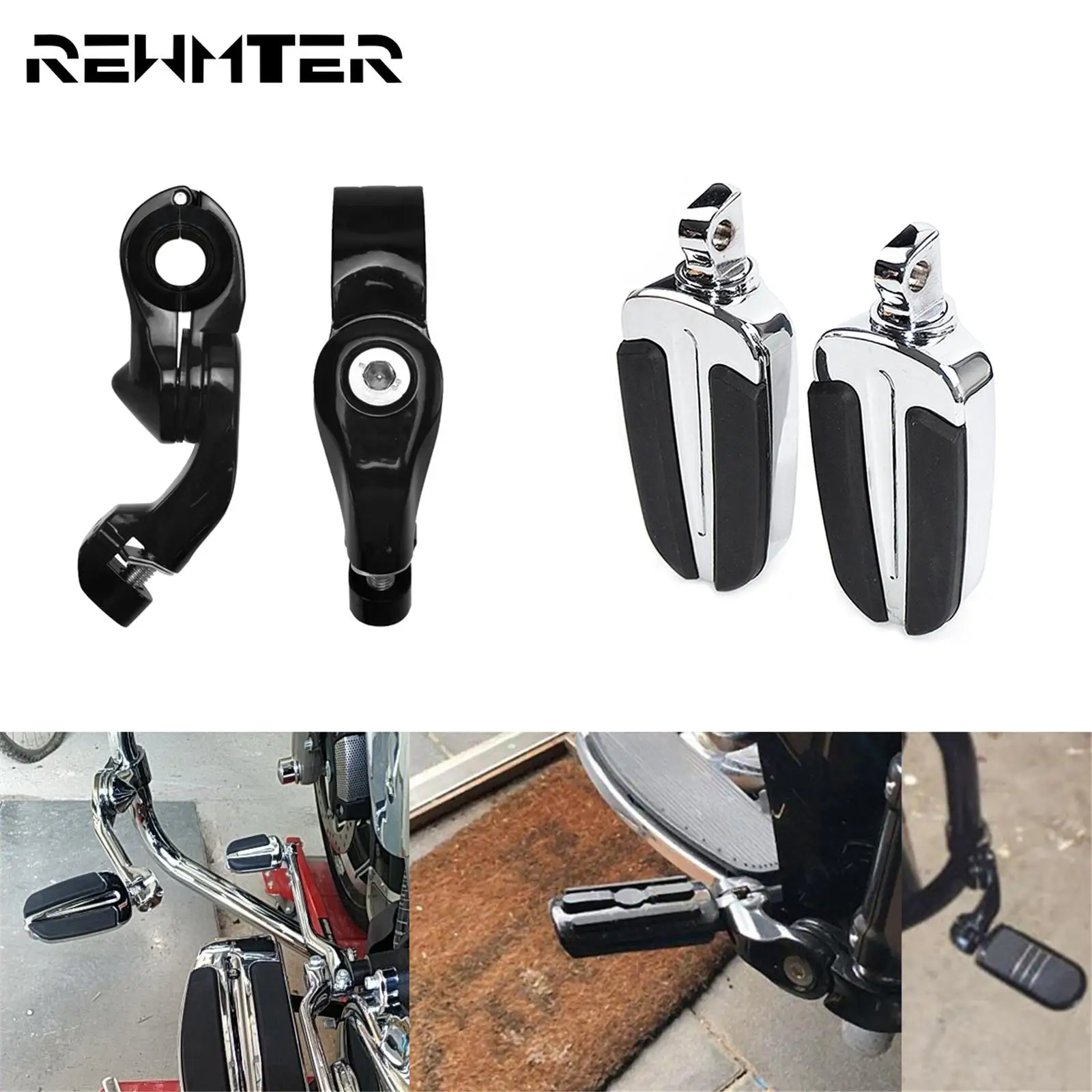 Мотоциклетная защита для заднего пассажира комплект педалей подножки Harley Dyna Touring