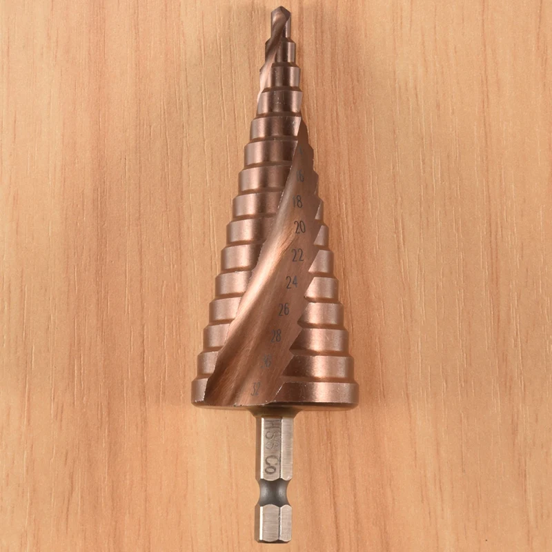 M35 HSS Co ступенчатое сверло кобальтовые конусные сверла 4-32 мм древесина