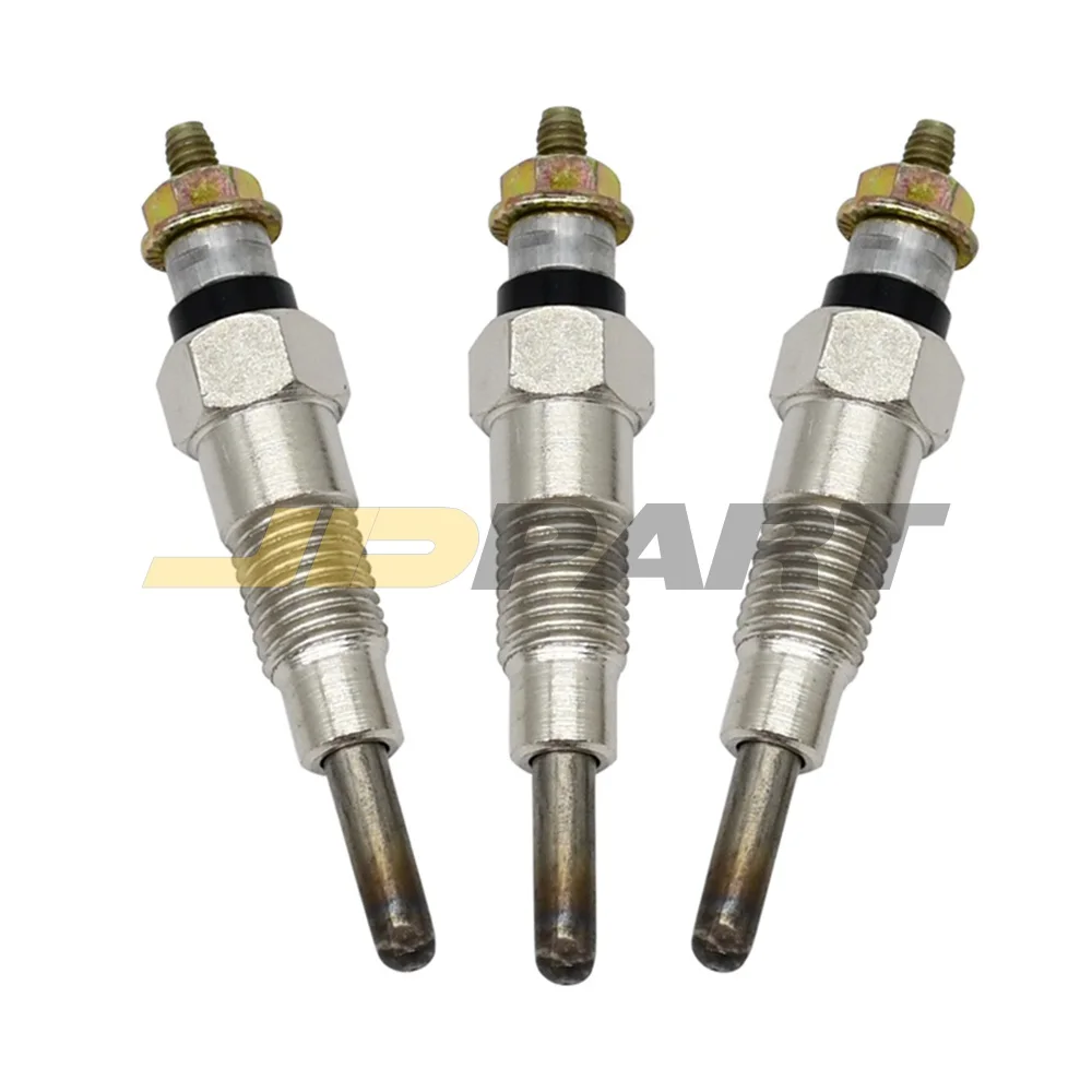 

Glow Plug For Yanmar 3TNE74 3TN66C, 3TN66UJ Engine 3PCS