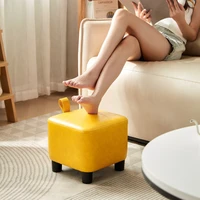 modern minimalist foot stool portable design modern waiting chair small wood stool coffee table taburete madera garden furniture