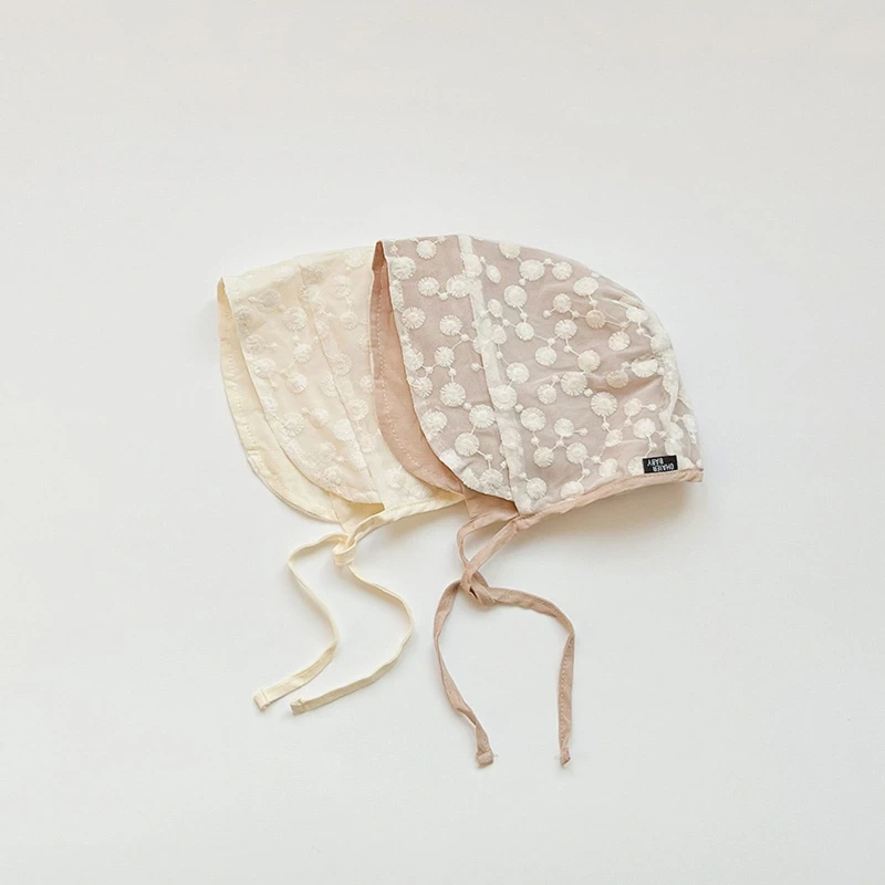 

Outdoor Baby Lace Princess Hat Summer Sunscreen Hat Beanie Bonnet UV Protection Beach Unisex Toddler Infant Dropshipping