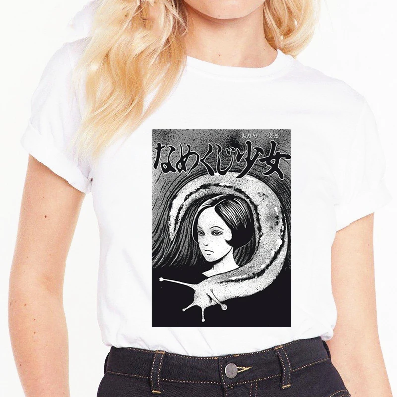 Женская футболка с коротким рукавом Shintaro Kago Винтажная в стиле Харадзюку женская
