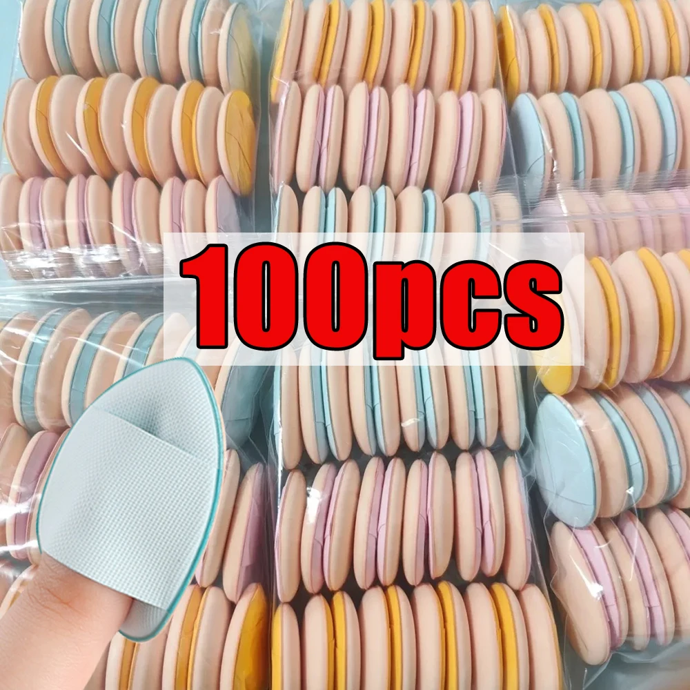 Мини-Косметика на палец воздушная подушка мягкая губка для пудры влажного и