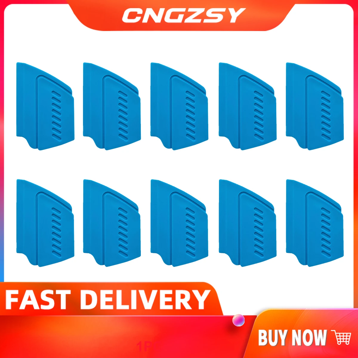 

CNGZSY 10pcs Mini Squeegee Mobile Screen Protector Auto Wrapping Scraper Corner Knife Sticker Decals Window Tinting Tools 10A14