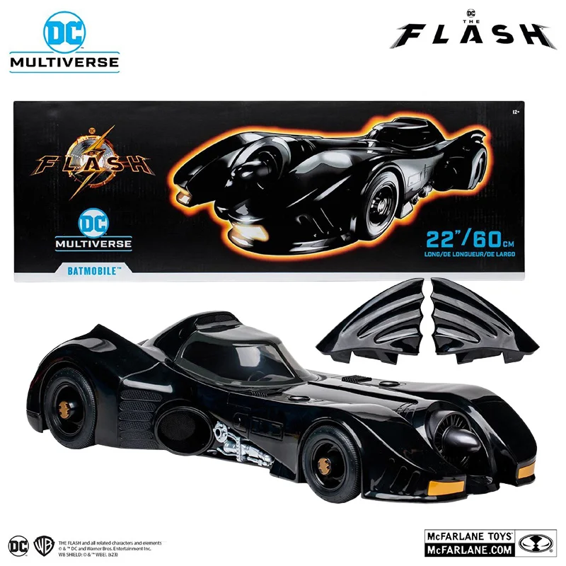 

В наличии Mcfarlane DC Multiverse Flash Movie Batman Multiverse (89) Batmobile Ver. ПВХ 22-дюймовые Аниме фигурки, игрушечные модели