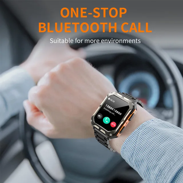 2023 NEW Smart Watch Men 8763EWE Bluetooth Call IP68 Fitness Waterproof Watches Heart Rate Sports Smartwatch 380mAh Long Battery 6