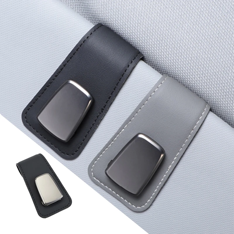 

1Pcs Car Mutifunction Magnetic Holder Sunglasses Eyeglass Clip Card Ticket Bill Clamp Auto Interior Decorate Storage Accessories