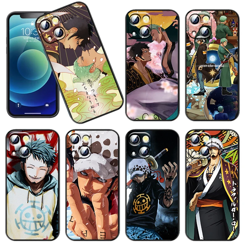 

Anime One Piece Trafalgar Law Phone Case For iPhone 11 12 13 Mini 13 14 Pro Max 11 Pro XS Max X XR Plus 7 8 Silicone Cover
