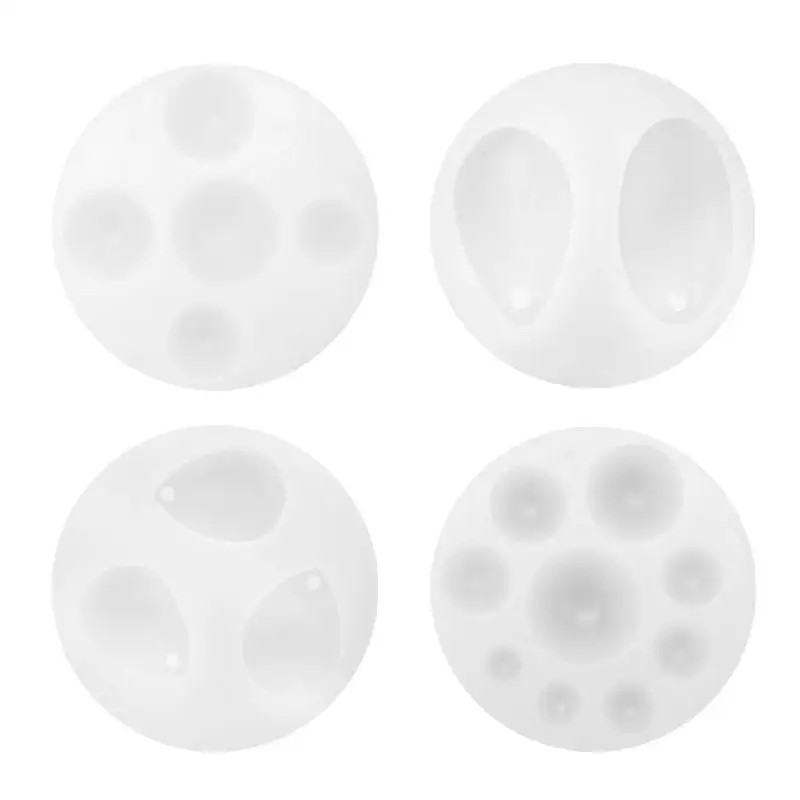 

Semicircle Fondant Drops DIY Silicone Mold Mould For Pendant Jewelry Cake Making