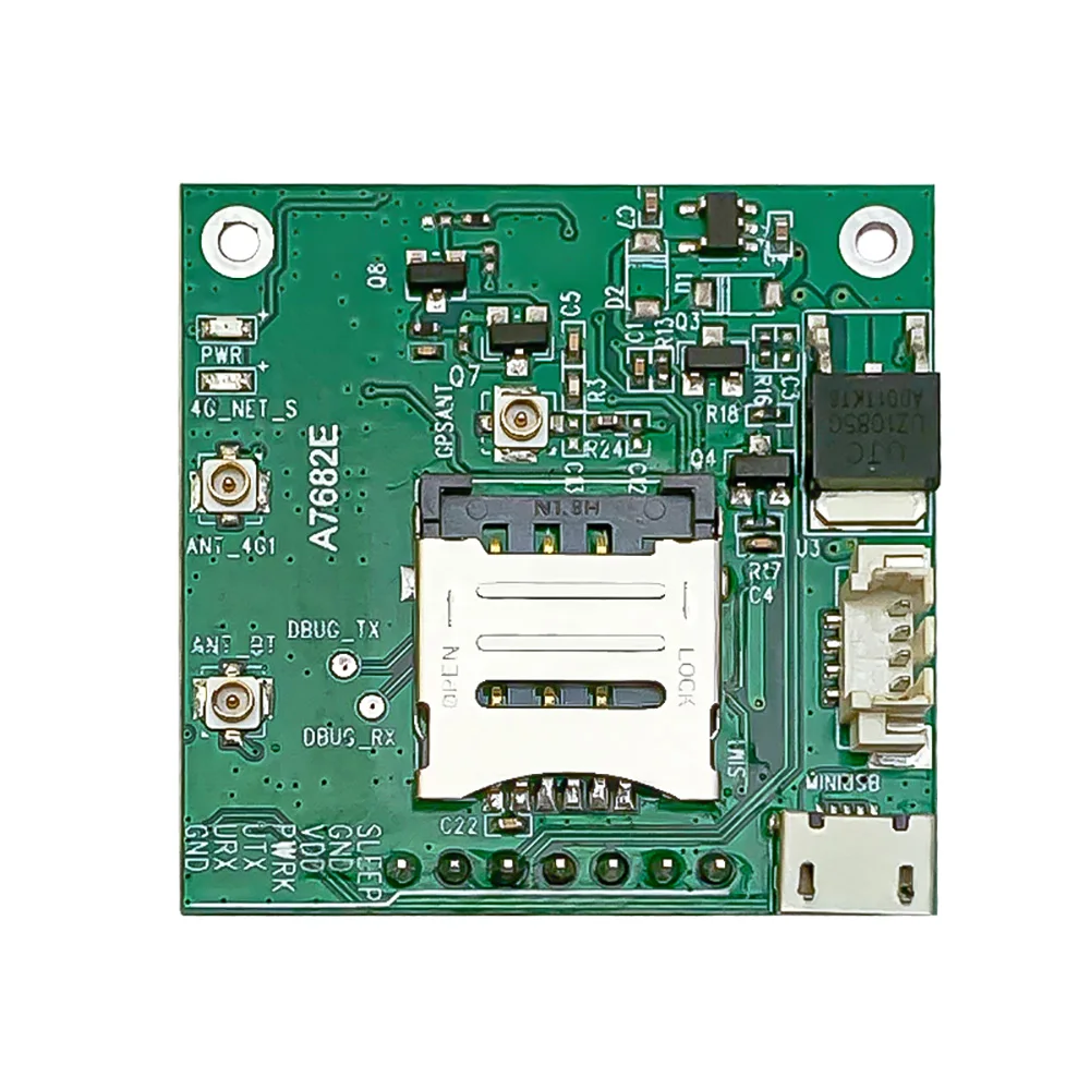 Плата разработки модуля SIMCOM A7682E LTE CAT1, диапазоны B1 B3 B5 B7 B8 B20, GSM GPRS EDGE 9001800 МГц, совместима с SIM800C SIM868 (art.: 3920db926bebc) - 3920db926bebc
