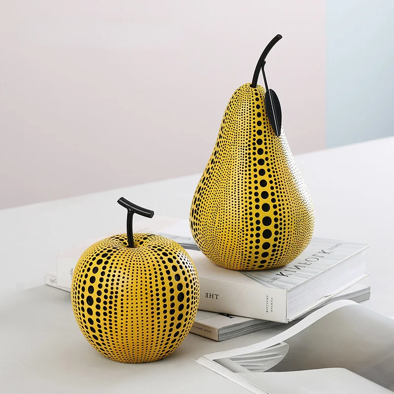 

creative pear apple simulation pumpkin ornaments ins home soft decoration light luxury porch decoration
