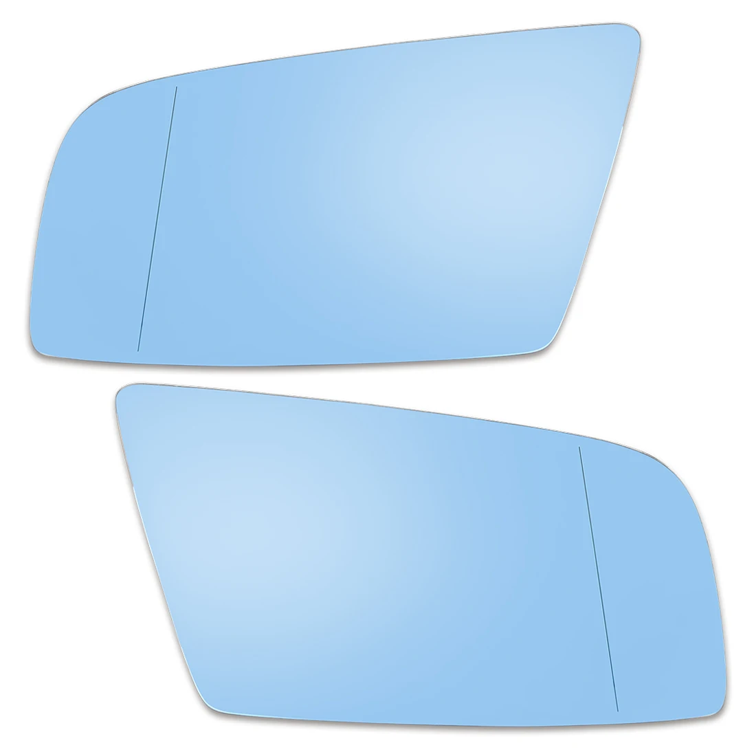 

Зеркало с подогревом и боковой пластиной, синее стекло для зеркала заднего вида 2004-2009 BMW 525i 528i 530i