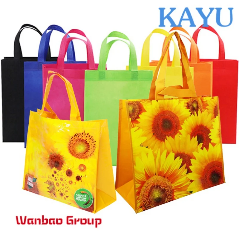 Recycle non woven fabric bag for shopping, custom eco friendly reusable shopping bag ,custom printed grocery tote bags with logo