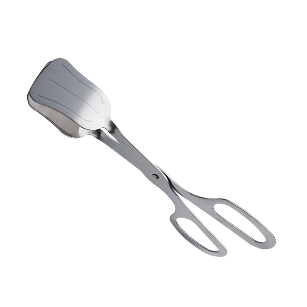

Tong Tongs Ice Cube Sugar Clamp Steel Stainless Pasta Bread Barbecue Utility Salad Spatula Snack Pickles Frying Non Toaster