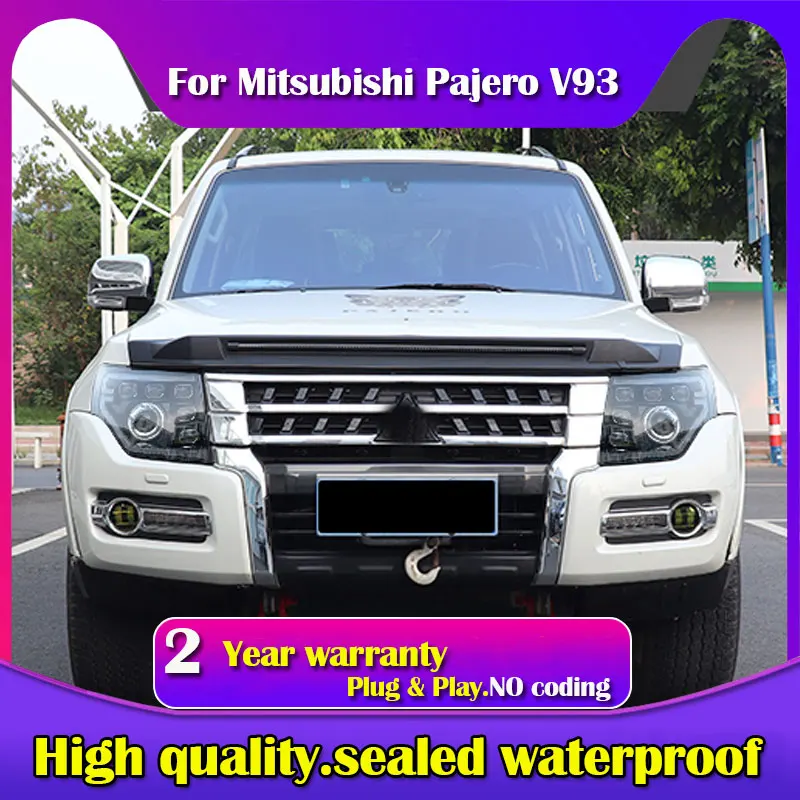 

New Car Lights For Pajero V93 V97 V87 2009-2021 LED Auto Headlight LED Dynamic Headlights DRL Projector 6 Lens Lamp Accessories