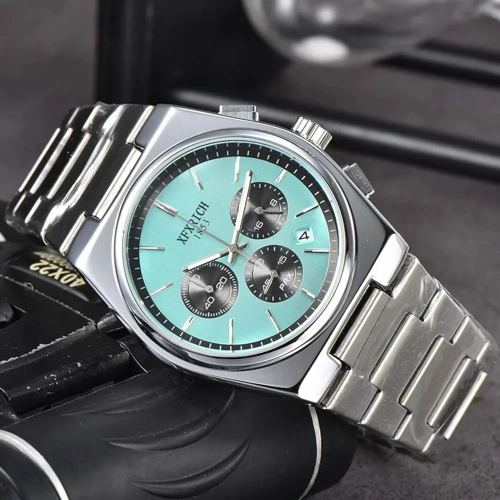 

Hot Original Brand Watches for Mens Classic PRS Styles Full Stainless Steel Automatic Date Watch Business Chronograph AAA Clocks