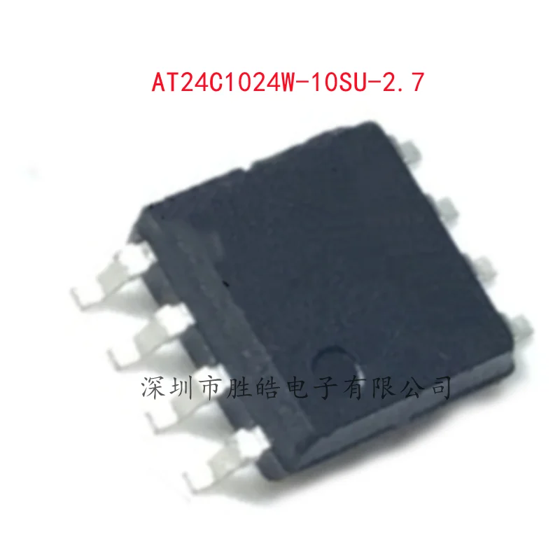 (5PCS)  NEW  AT24C1024W-10SU-2.7   AT24C1024W-10SI-2.7   AT24C1024W  24C1024W  SOP-8  Wide Body  Integrated Circuit