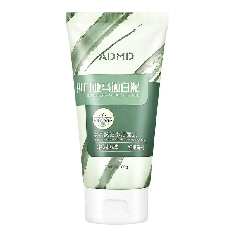 

Amino Acid Delicate Cleansing Mud Amino Acid Hydrating Face Wash For Women 100g Oil Control Face Cleanser Purifying Facial Wash