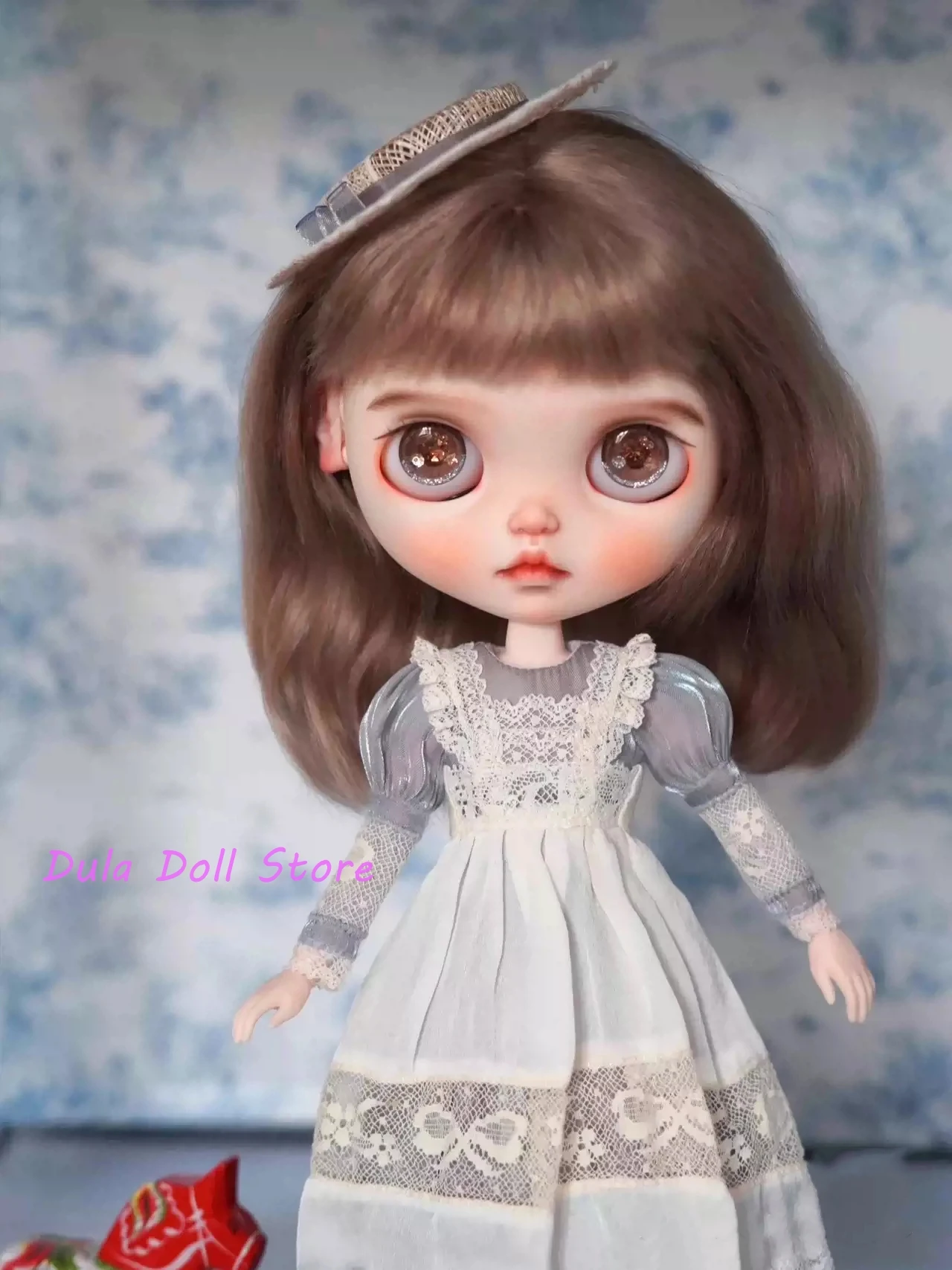 Одежда для кукол Dula платье юбка из глазурованной пряжи Blythe ob24 ob22 Azone Licca ICY JerryB 1/6