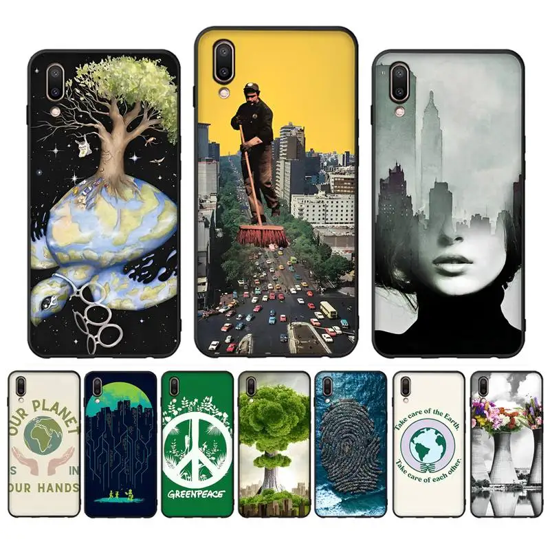 

Ecological and environmental protection Phone Case for Vivo Y91C Y11 17 19 17 67 81 Oppo A9 2020 Realme c3