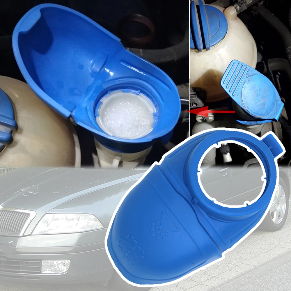 

Wiper Washer Fluid Reservoir Tank Filler Cap Lid Screen Wash Funnel For Skoda Octavia MK1/2 1996 1997 1998 1999 - 2011 2012 2013