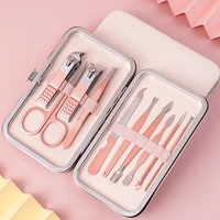 710121618pcs household stainless steel ear spoon nail clippers pedicure nail scissors tool manicure cutters nail clipper set