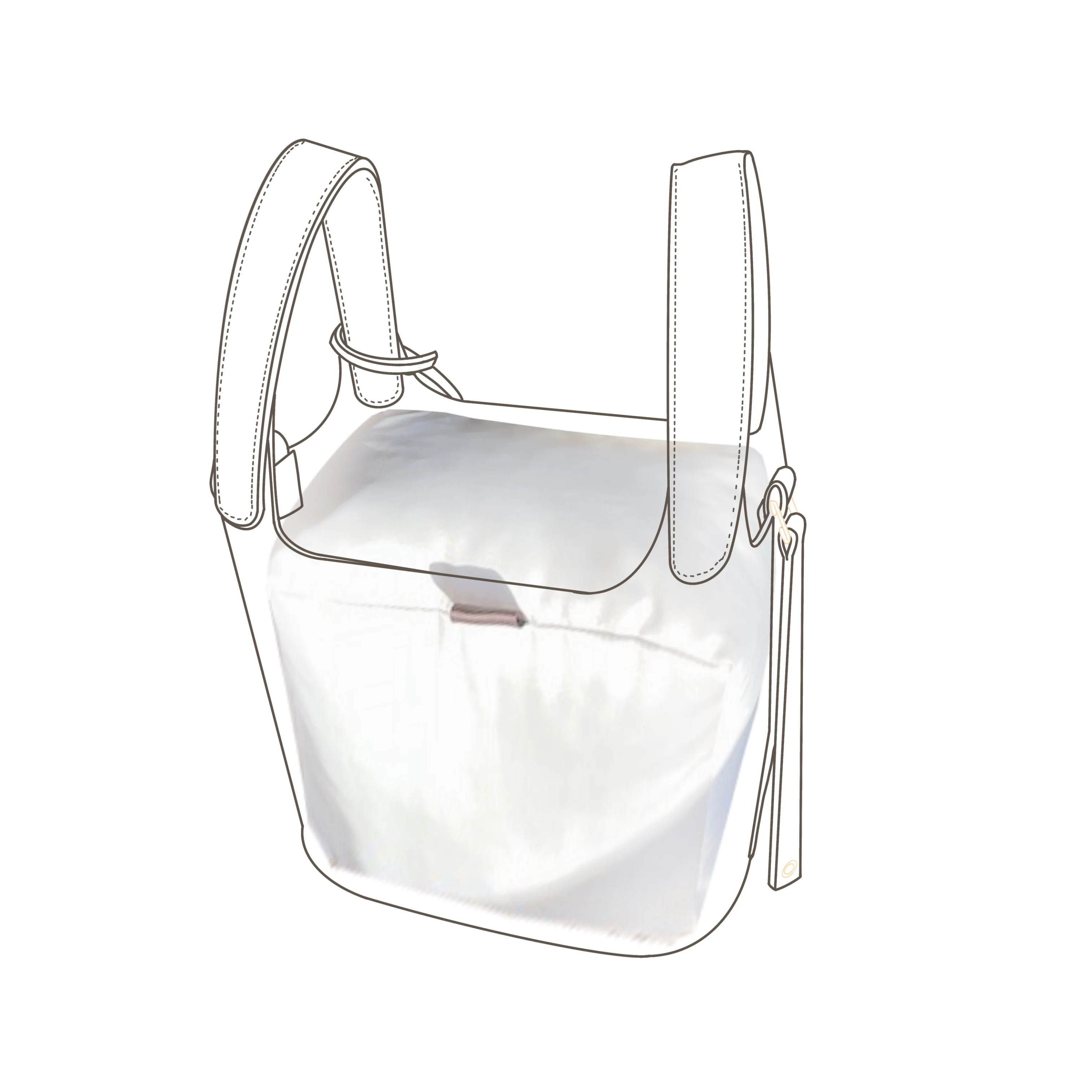 

Fits For Herm Picotin Insert Purse Storage Pillow Bucket Luxury Handbag Bag Shaper Pillow Purse Stuffer Women Handbag Pillow