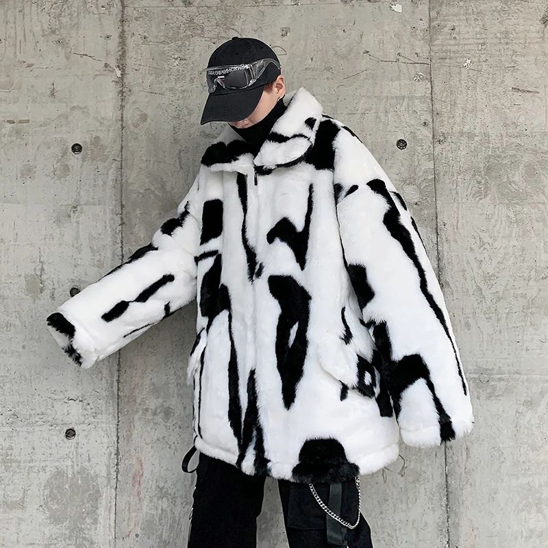2021 Winter Fashion Trends Parkas for Men Oversized Warm Clothes Teen Harajuku Streetwear Gothic Puffer Jacket Thick Padded Coat
