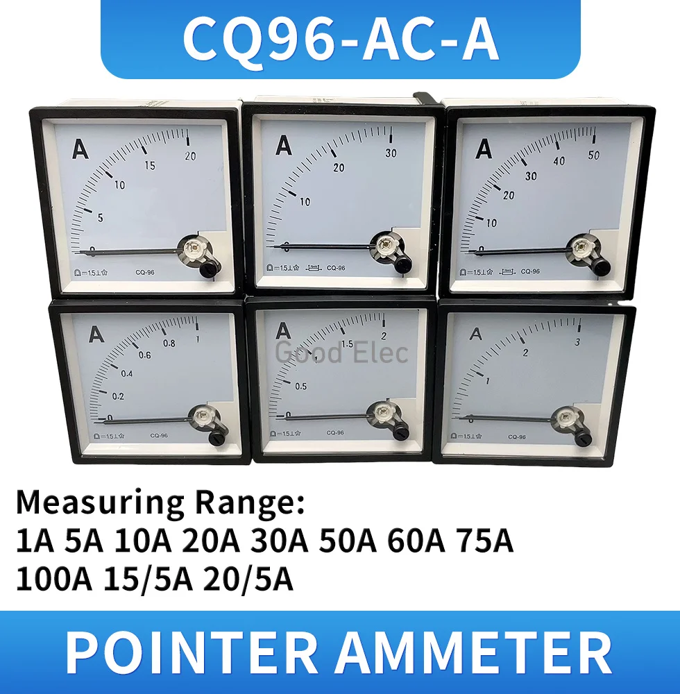 Семейный амперметр переменного тока 2 раза тип перегрузки 50/5A 100/5A 500/5A диапазон