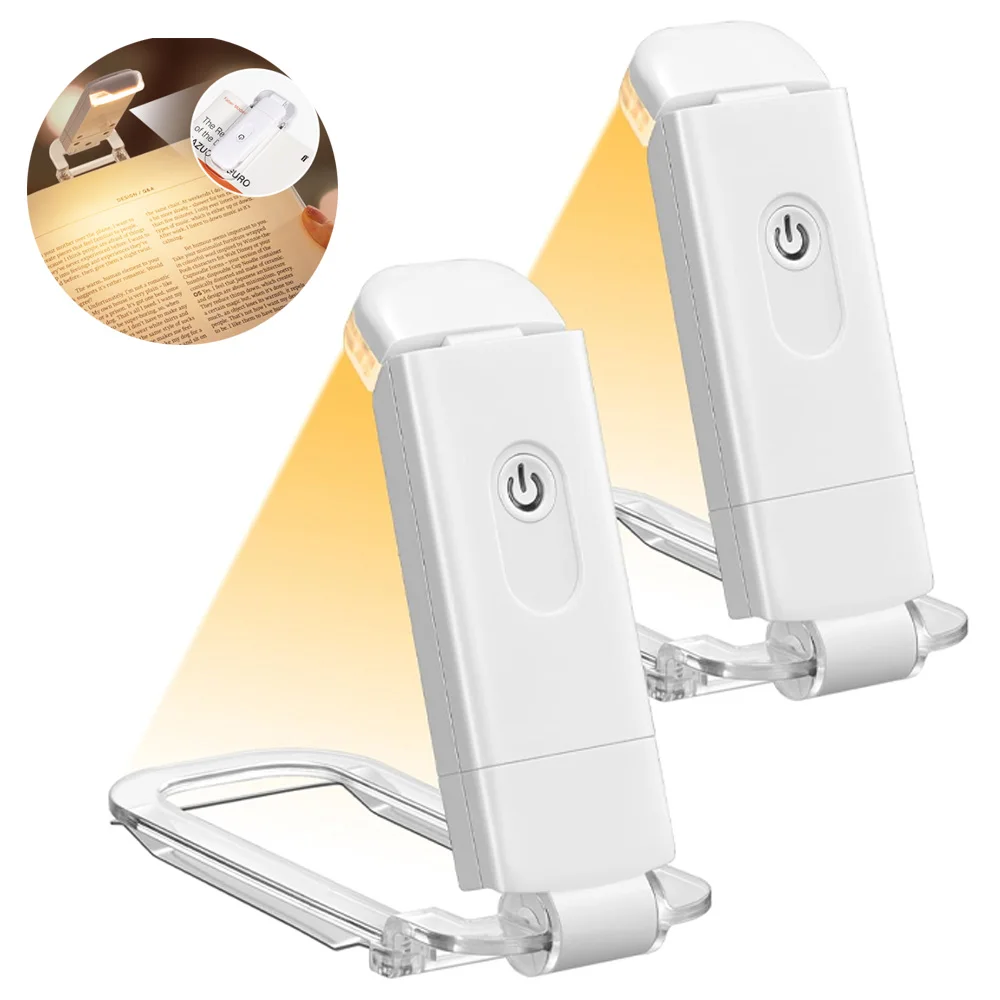 Новинка Складные портативные лампы для чтения с зарядкой от USB защита глаз 3