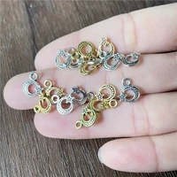 alloy mini ramadan rosary tassel moon star small pendant diy beaded muslim islamic jewelry amulet making supplies accessories
