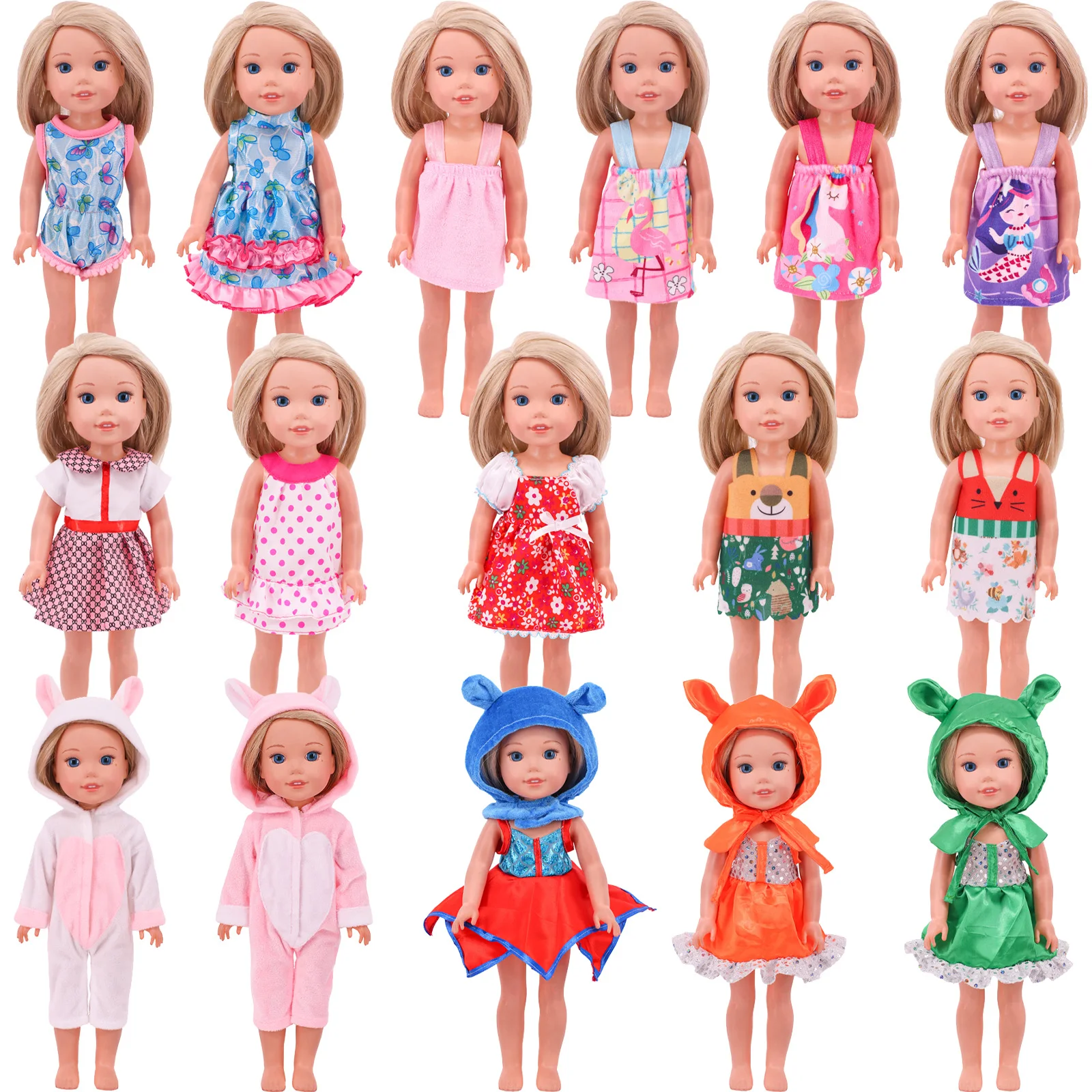 14.5Inch Doll Clothes Shoes Accessories For 32-34Cm Paola Reina,Wellie Wishers，EXO ,Alive Baby Doll Nancy Girl's Toy Gifts