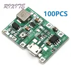 100 шт., 3,7 в, 9 В, 5 В, регулируемая плата, повышающий 18650 литий-ионный аккумулятор для зарядки, внешний аккумулятор, модуль зарядного устройства, аккумулятор 18650