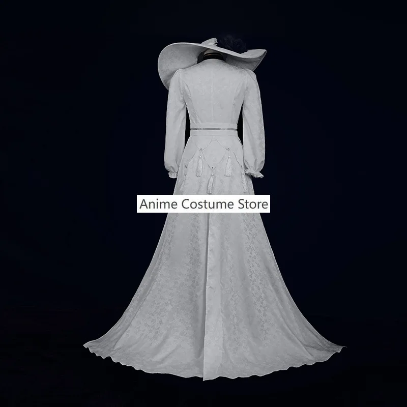 Костюм для косплея героев аниме хонкай: звёздная рельса Констанция Далия белое