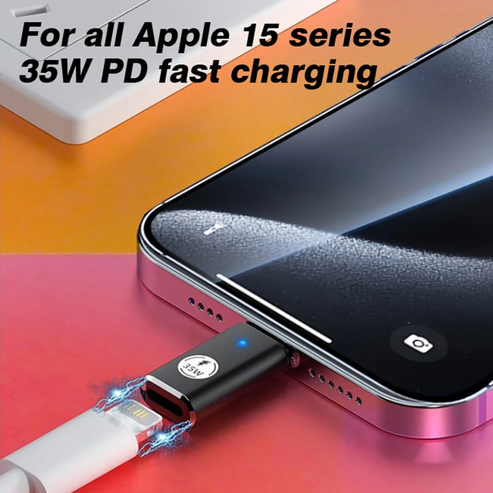 Адаптер Byscoon OTG Lightning На USB C Для iPhone 15 iOS Зарядки Конвертер От Mama Тип Papa