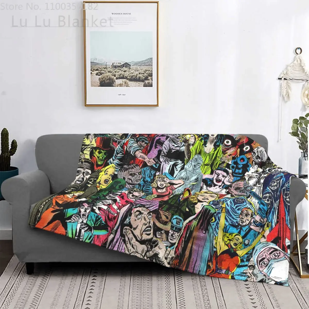 

Horror Movie Blankets Flannel Winter Horror Movie Addict Multifunction Soft Throw Blankets for Bedding Couch Plush Thin Quilt