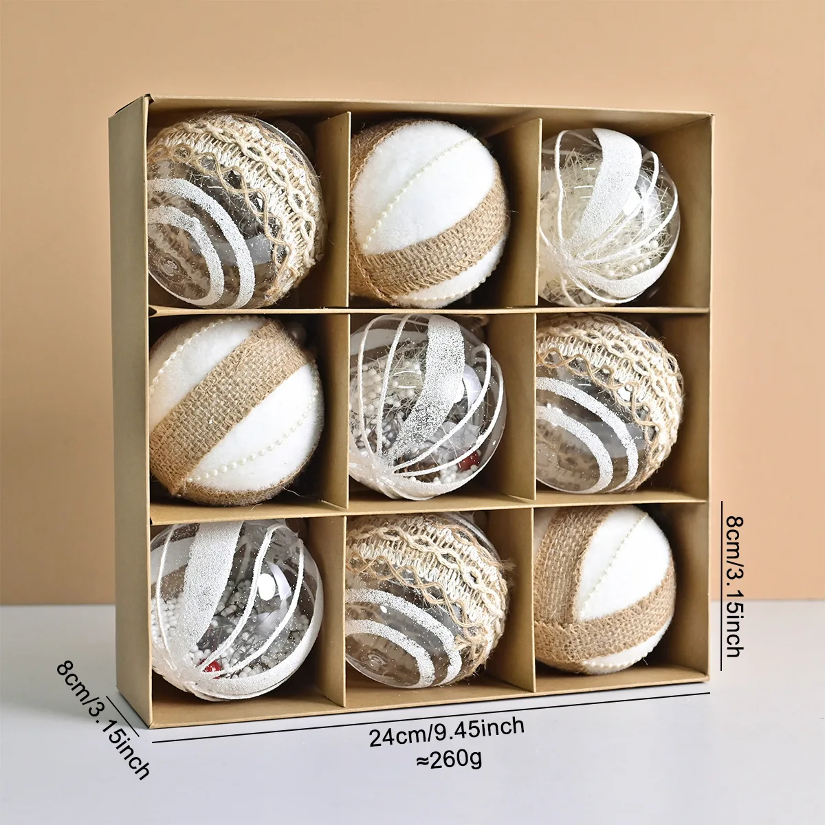 

Набор рождественских шаров для рисования 9 шт