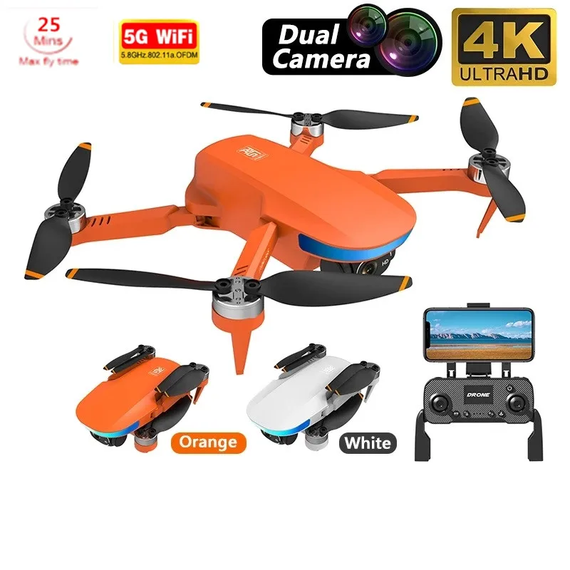 

Мини-Дрон с GPS и двойной камерой 4k HD, дальность 1500 м, 150 ГГц