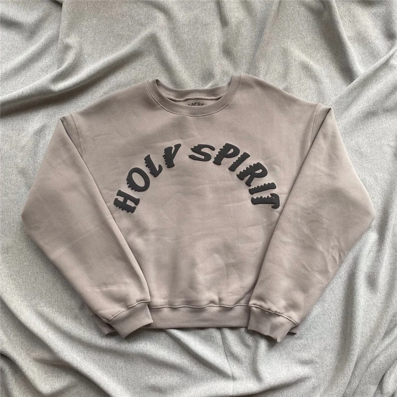 

Luxury Brand high quality Washed Trust God Sunday Service Sweatshirts Men Women Crewneck Kanye West CPFM Holy Spirit Hoodie