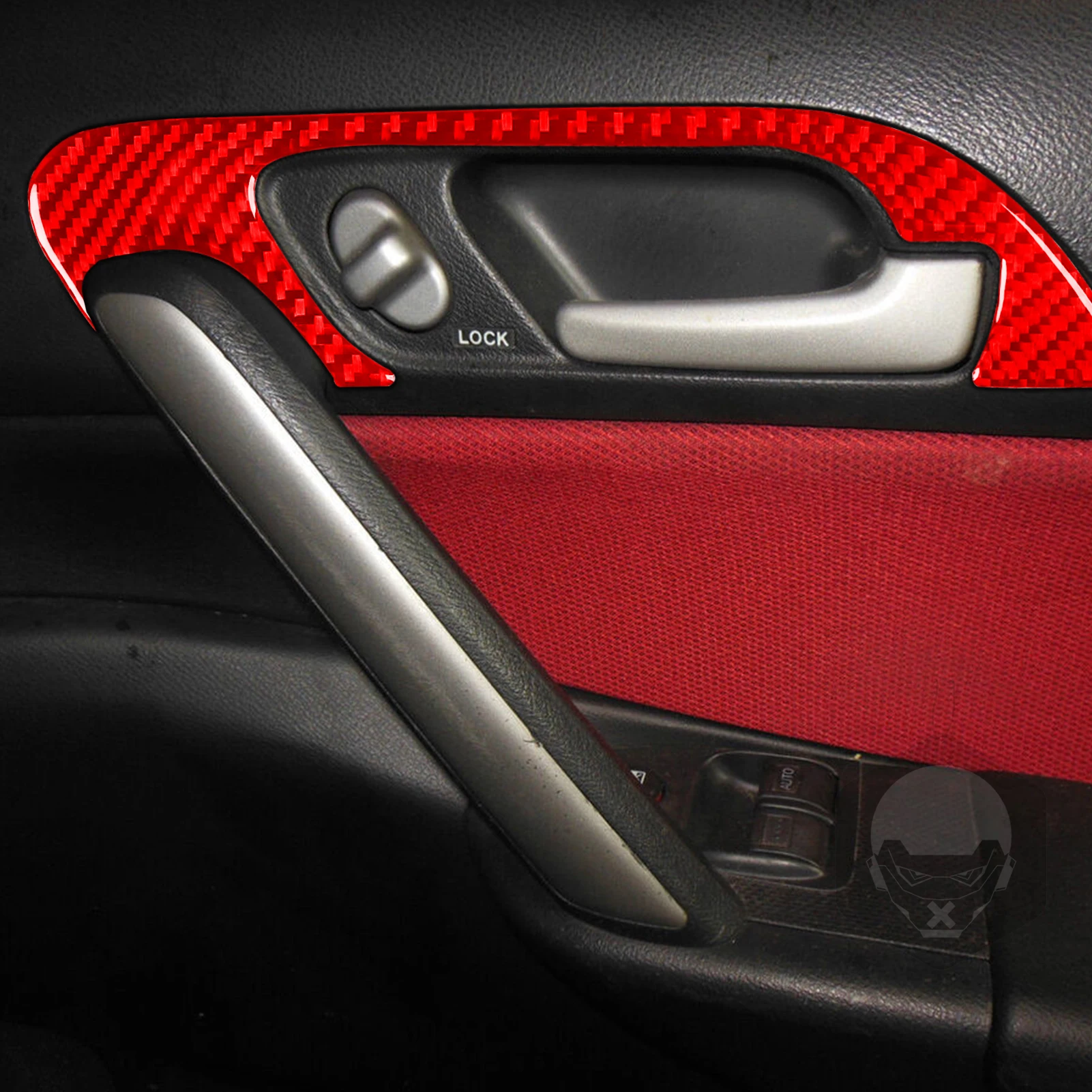 Для Honda Civic Si 2001-2005 красный углеродное волокно воздуховыпускной спидометр