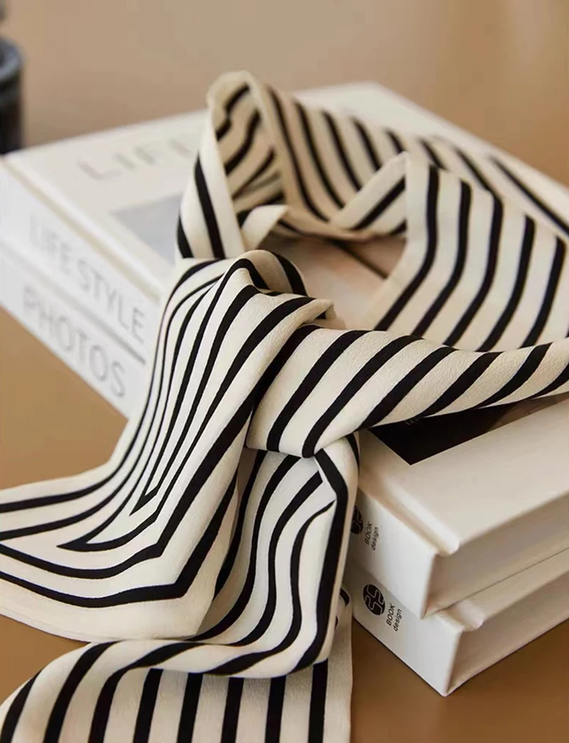 Женский Романтический Шелковый шарф Luna &amp Dolphin шифоновая шелковая повязка на