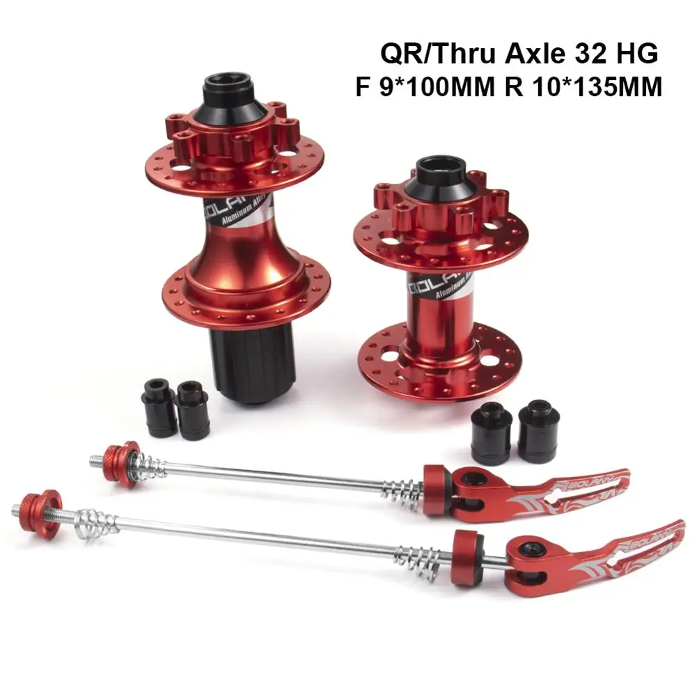 

Mountain Bike Hub Disc Card Brake Bearing Front/rear 32-hole Quick-release Axle Disc Brake Hub Bicycle Accessories dropshipping