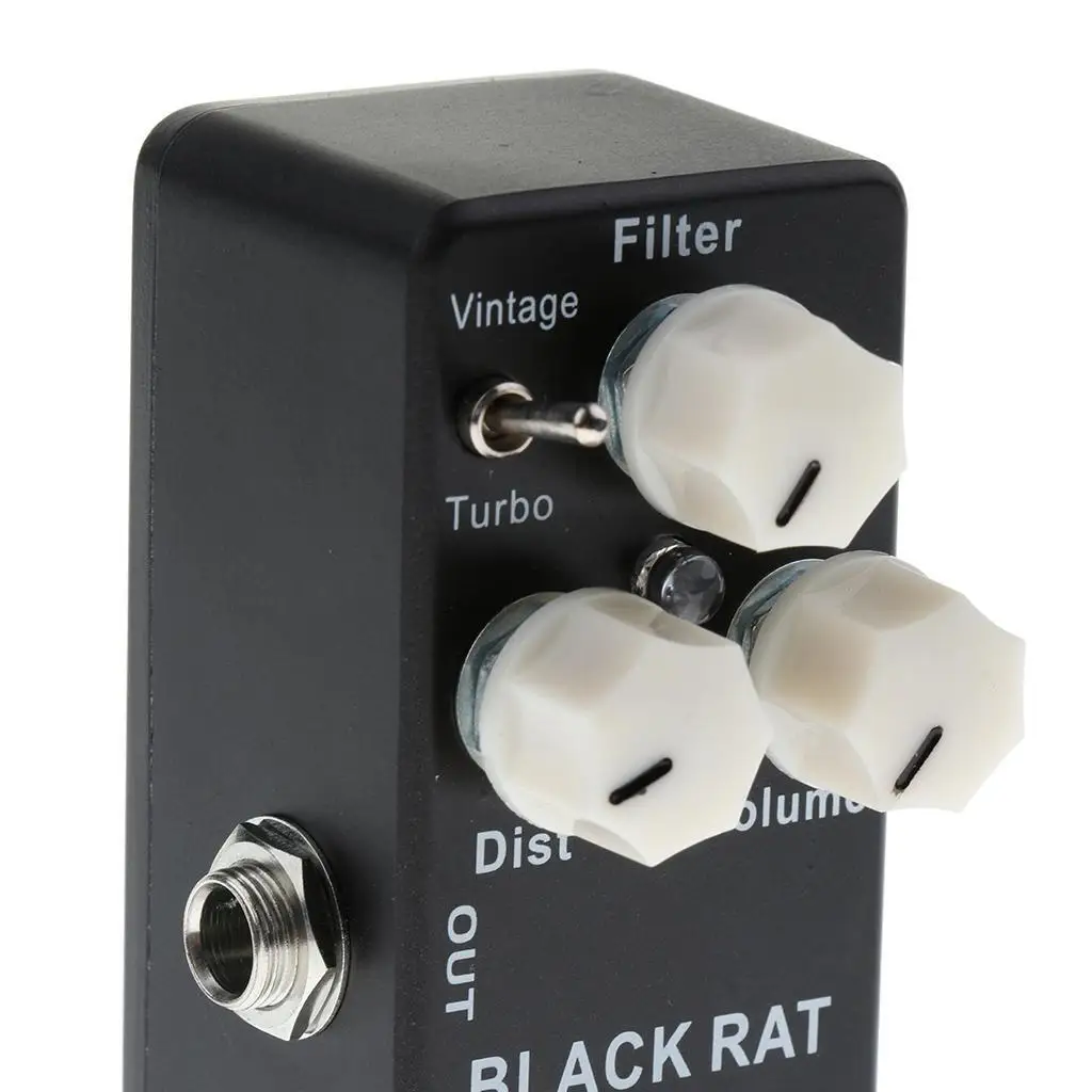 

Black Rat Distortion Guitar Effect Pedal for Guitar Parts Accessories