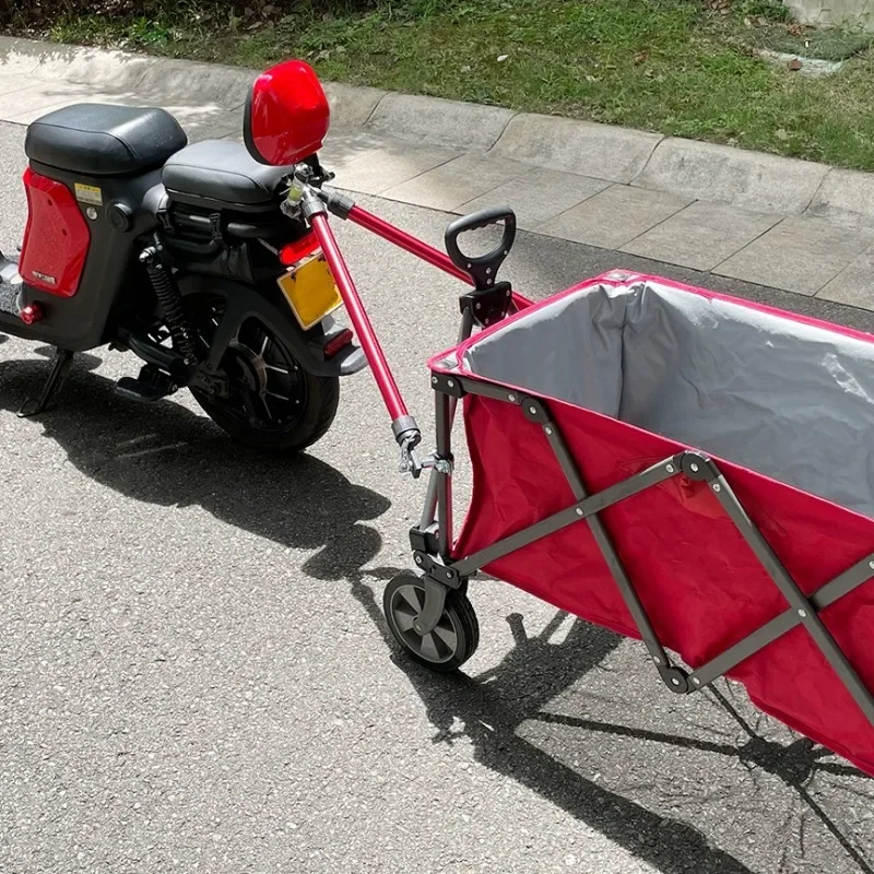 Велосипед электрический для транспорта кемпинга буксировка на надутом воздухе