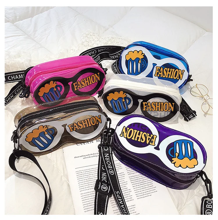 Новинка 2020 прозрачная Желейная сумка на плечо для женщин в стиле дикой улицы