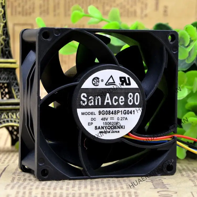 

New Ace 9G0848P1G041 8038 48V 0.27A 8CM Cooling Fan Assembly Kit
