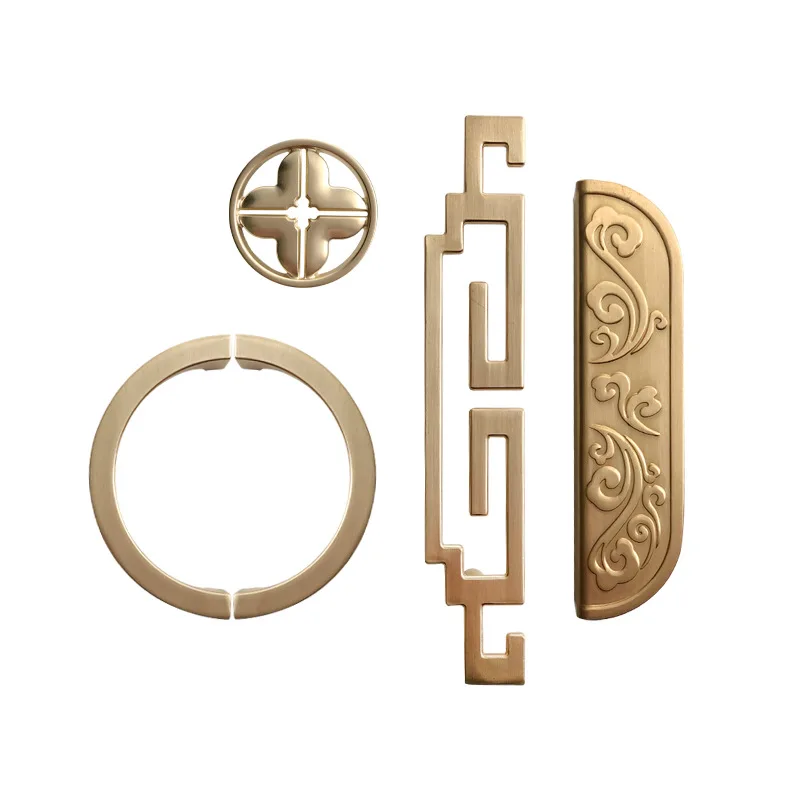 

Furnitur Door Handl Semicircle Zinc Alloy Bathroom Furniture Knobs And Handles For Drawers Gold Vintage Bathroom Furniture